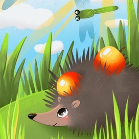 иллюстрация "Лесные жители"