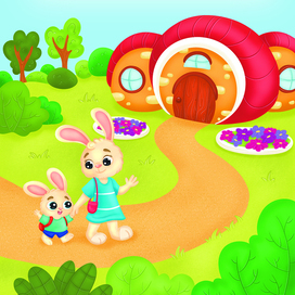 Прогулка с мамой