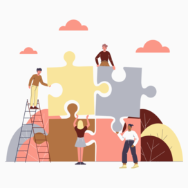 Командная работа. Flat стиль