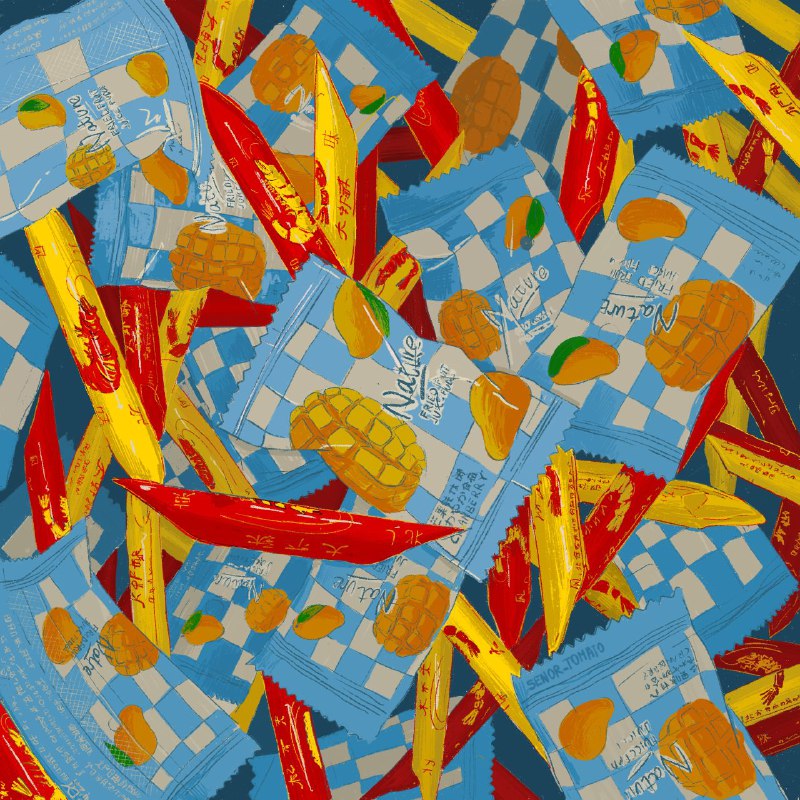 Рачки и манго