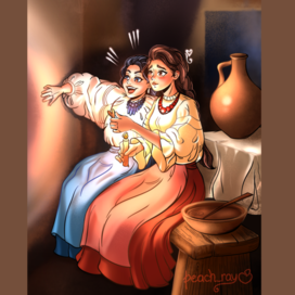 Святочные гадания | Н.К.Пимоненко