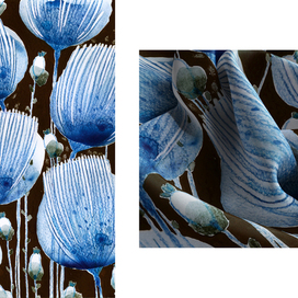 Принт цветы