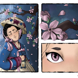 Комикс кореянка