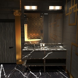 3d модель ванная 