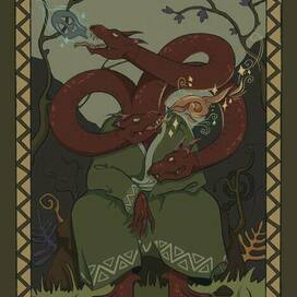 Серия иллюстрации. Змей Горыныч