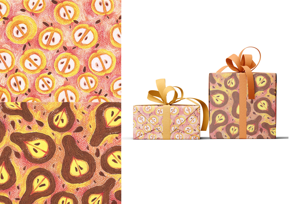 Дизайн оберточной бумаги