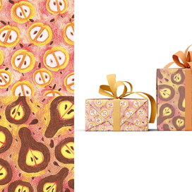 Дизайн оберточной бумаги