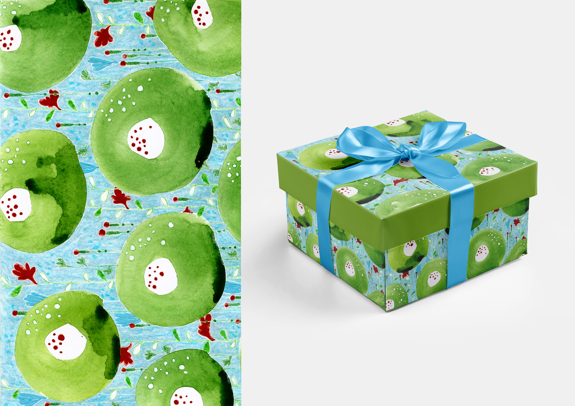 Дизайн оберточной бумаги