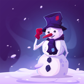 снеговик Виктор