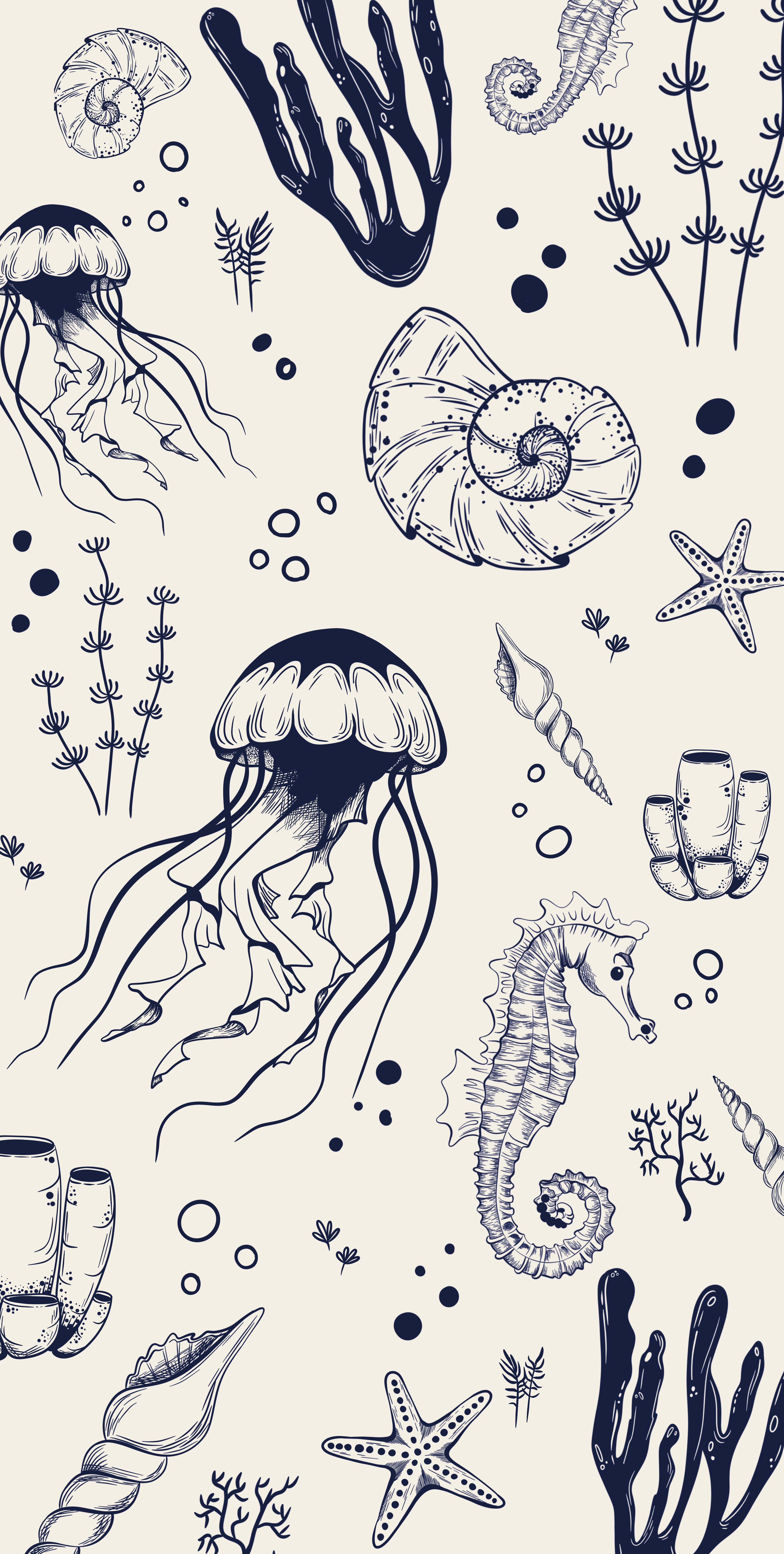 Морской принт