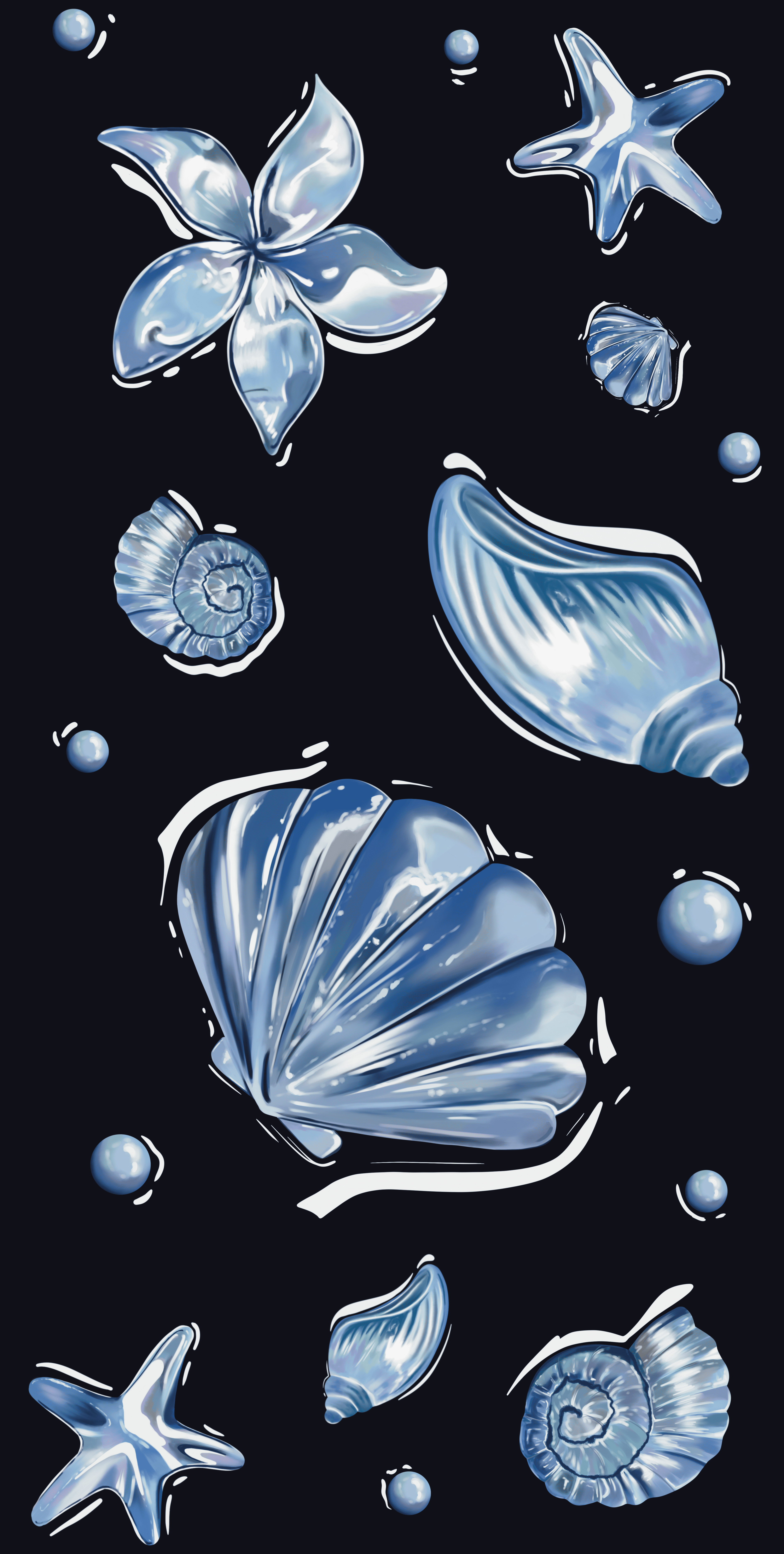 Принт «Ракушки»