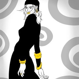 набросок незнакомки