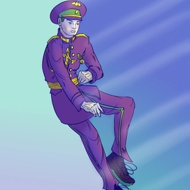 мужчина в форме