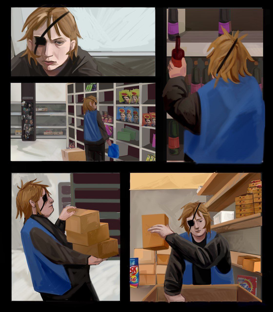 Фрейм для комикса