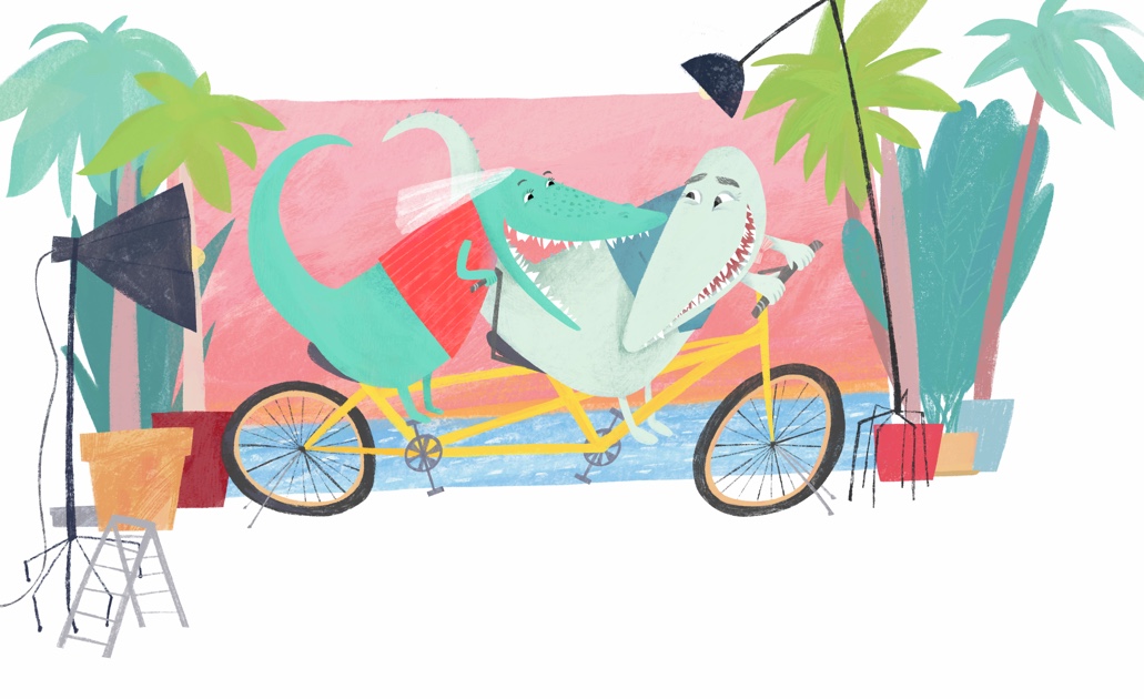 На велосипеде