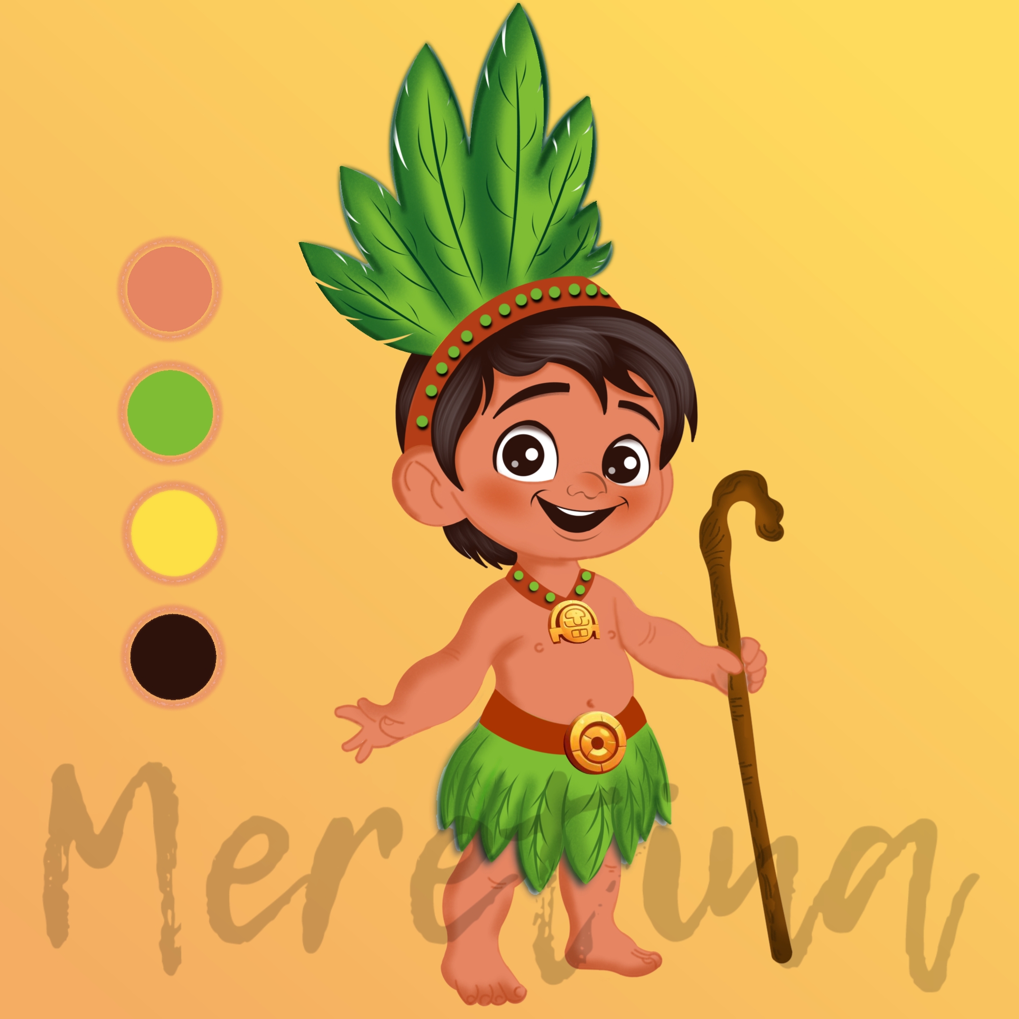 Бренд персонаж, маскот на упаковку какао