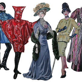 Фэшн эскизы