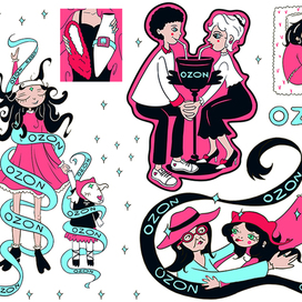 Ozon fashion illustration