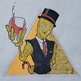 Стимпанк-арт "как джентельмен"