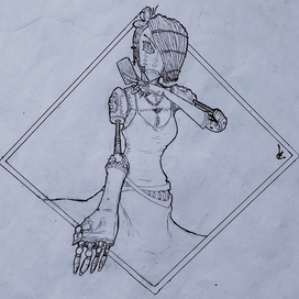 Стимпанк-арт "Lady"