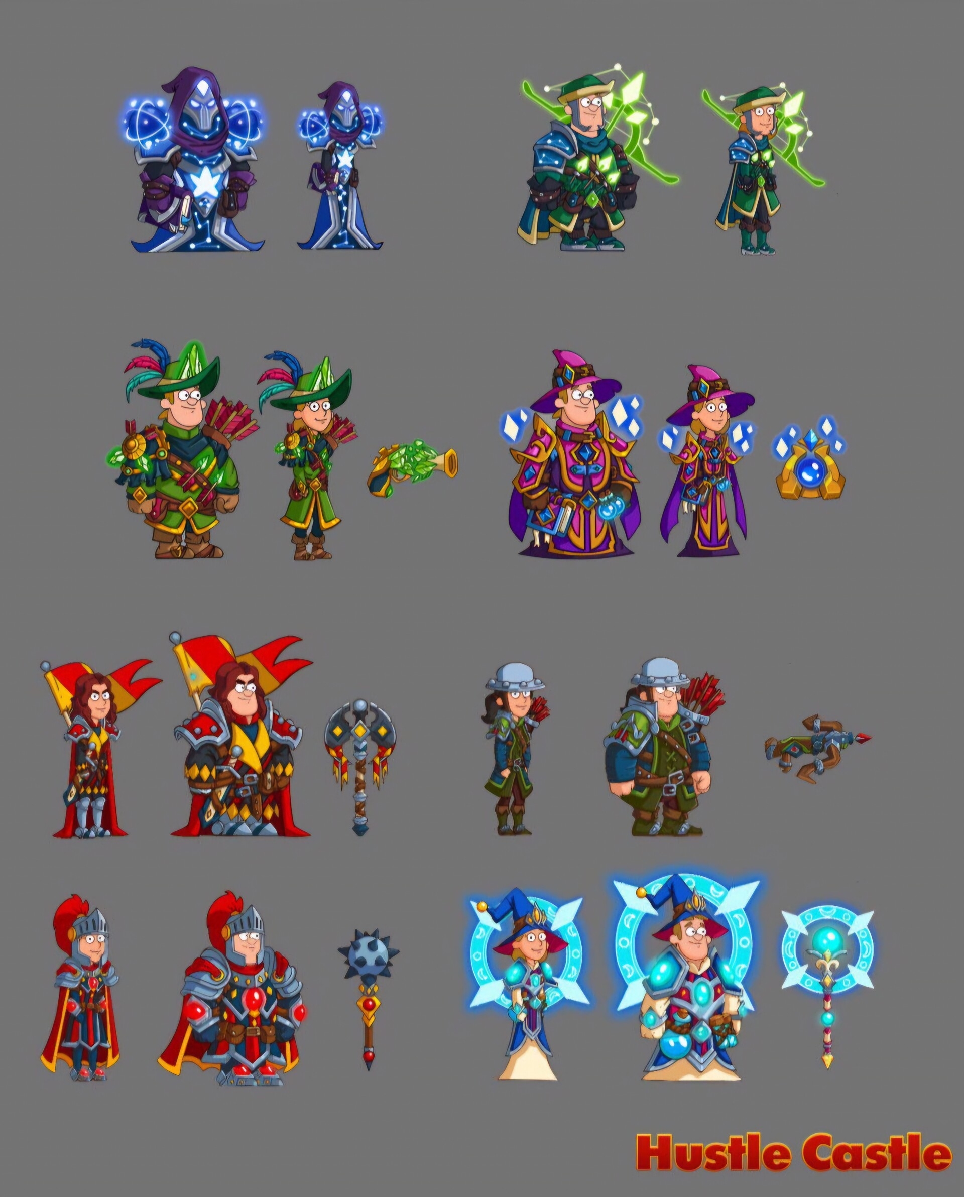 Персонажи для Hustle Castle 