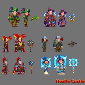Персонажи для Hustle Castle 