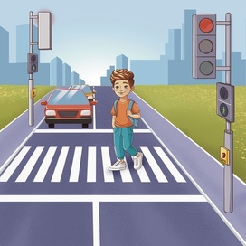 Иллюстрация для стенда ПДД