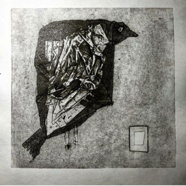 " Что общего у ворона и письменного стола?"