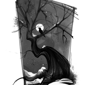 Скетч ворон 