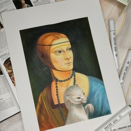 Дама с горностаем