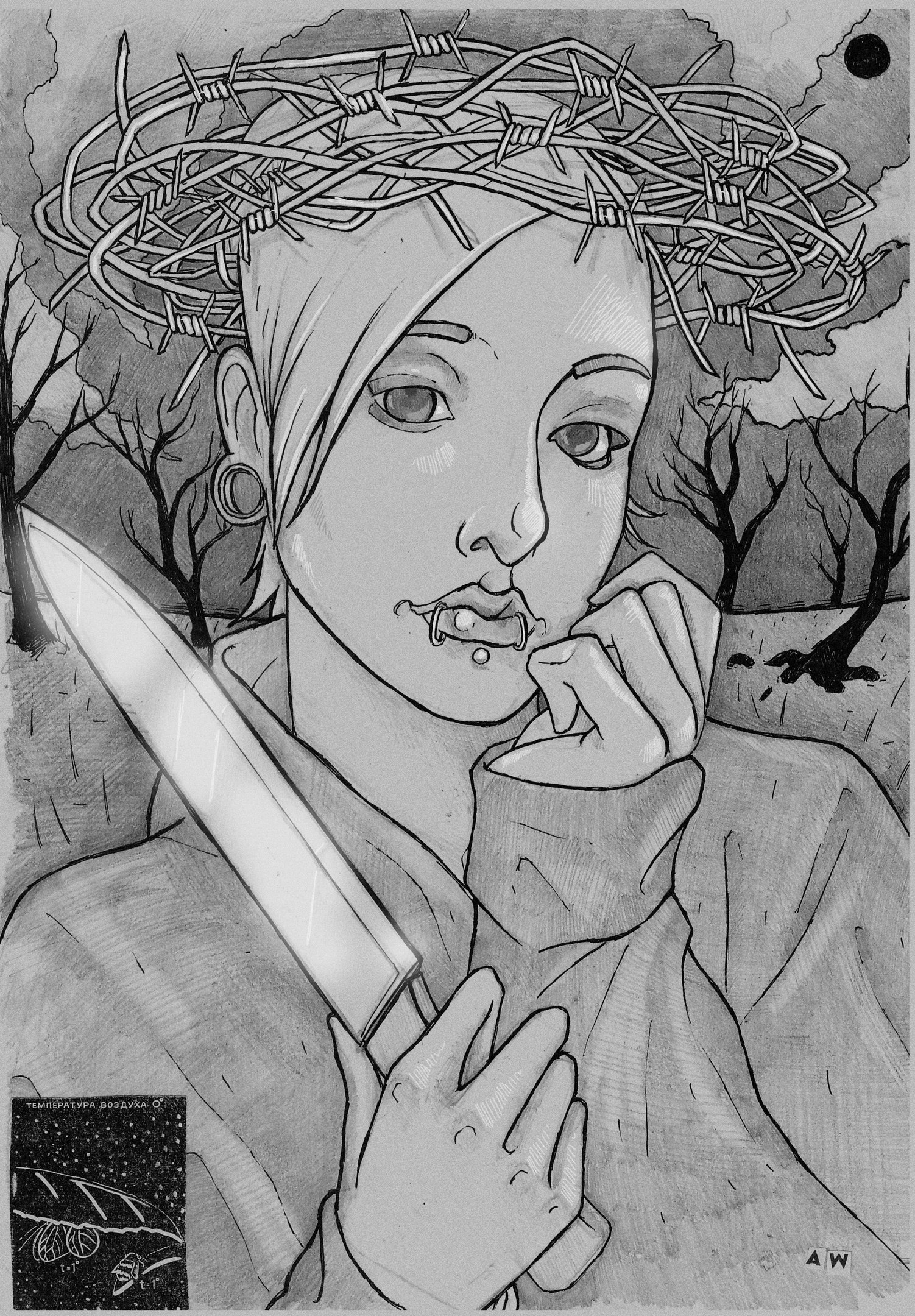 портрет девушки