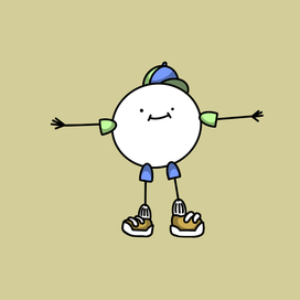 конецпт персонажа в т-pose