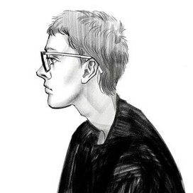 Портрет в профиль набросок