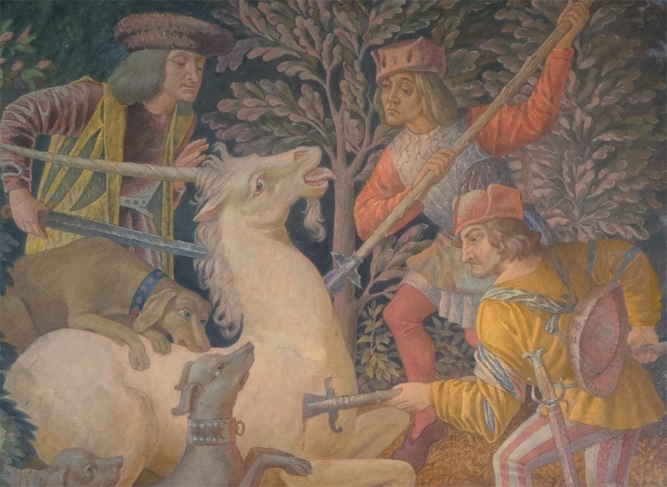 БЕЗУМНАЯ ОХОТА (фрагмент картины)