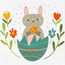 Пасхальная открытка