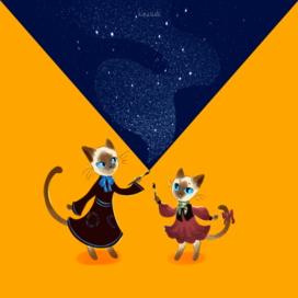 Кошечки-художницы