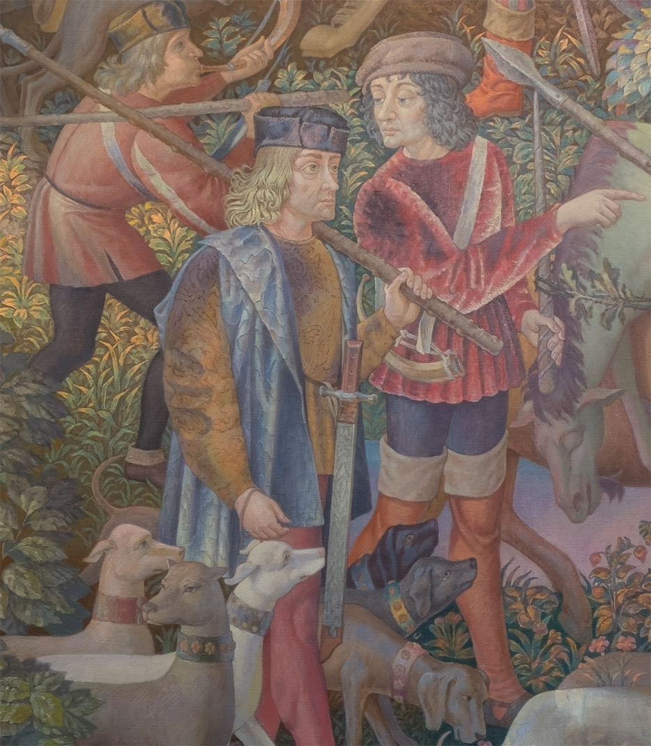 БЕЗУМНАЯ ОХОТА (фрагмент картины)