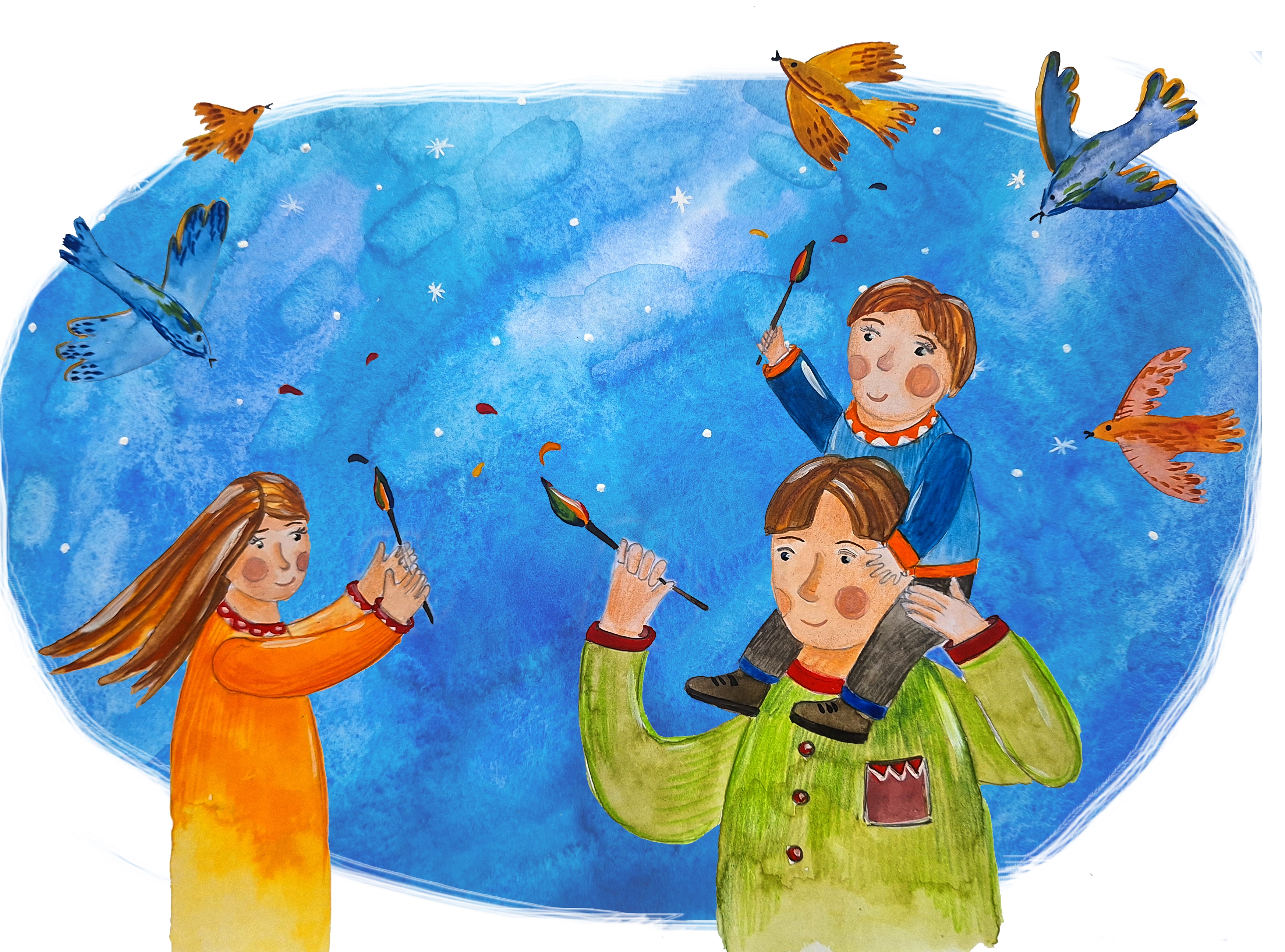 Весной всё заиграет новыми красками.