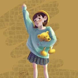 Желтый медведь