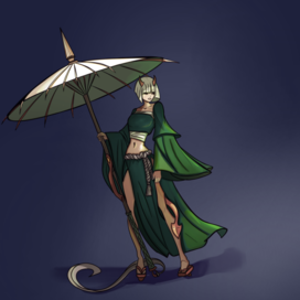 Лея, моя юная полудемоница.