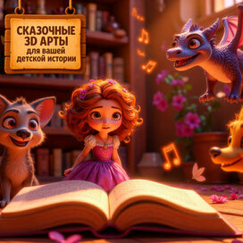 3D Pixar для вашей детской истории