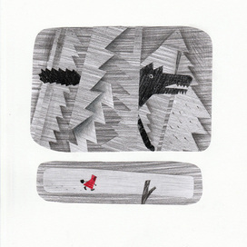 Волк в стереолесу