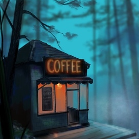 Кофейня в лесу