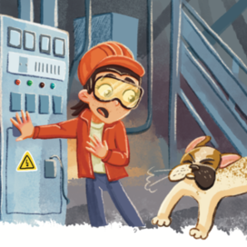  Иллюстрация к детской книге про металлургию