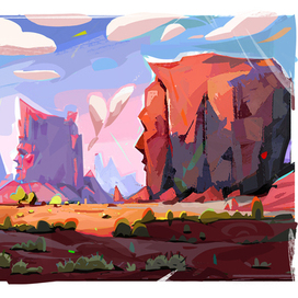 The landscapes I created this summer.