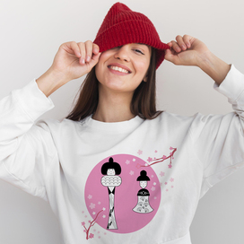 Принт на мокапе