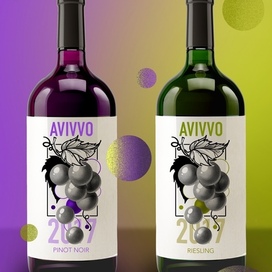 Дизайн этикетки для вымышленного бренда 