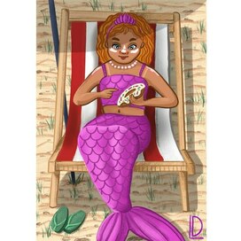 Русалка на отдыхе