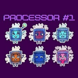 Стикерпак "Процессор"