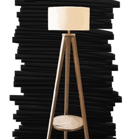 Иллюстрация напольной лампы